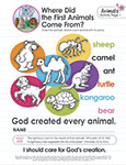 Prims Activity Page - Animals