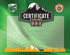 Expedition Rangers Certificate of Achievement