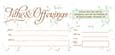 Envelopes, Tithe & Offerings