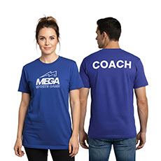 Adult S - MEGA Sports Camp Coach T-Shirt