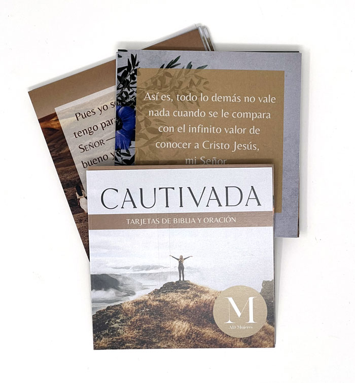 Tarjetas de oración Cautivada
