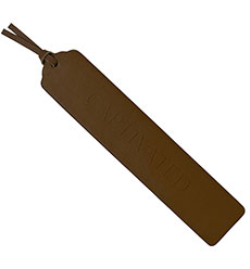Captivated Leather Bookmark