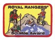 50-Mile Award Patch