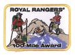 100-Mile Award Patch