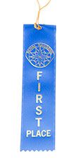 1st Place Ribbon - Blue