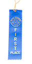 1st Place Ribbon - Blue