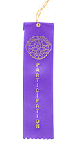 Participation Ribbons - Purple