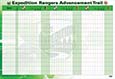 Expedition Rangers Advancement Tracking Chart
