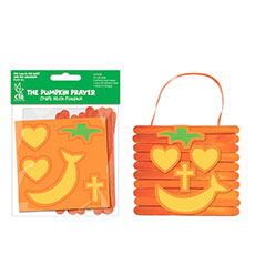 Pumpkin Prayer Craft Stick Pumpkin--The Pumpkin Prayer