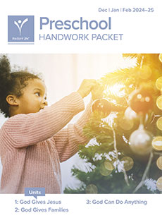 Preschool Handwork Packet Winter