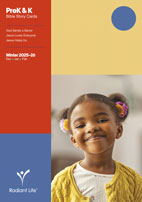 PreK & K Bible Story Cards Winter