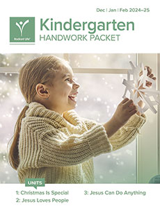 Kindergarten Handwork Packet Winter