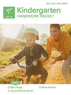 Kindergarten Handwork Packet Spring