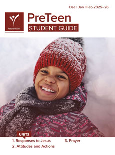 PreTeen Student Guide Winter