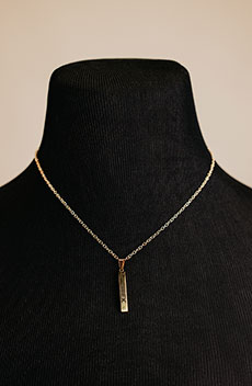 Gold Bar Necklace