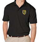 Medium - EVERYBoy Black Polo Adult
